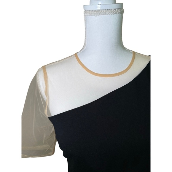 New with Tags  Anthropologie Sunday in Brooklyn Ponte Mesh Mix Top, Size Small - Picture 2 of 6